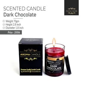 Dark Chocolate - Aroma Scented Candle