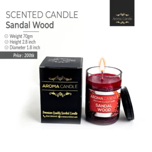Sandalwood - Aroma Scented Candle