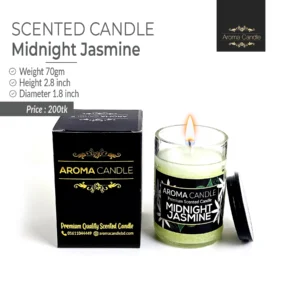 Midnight Jasmine - Aroma Scented Candle
