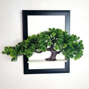 বনসাই থ্রিডি আর্টিফিশিয়াল ওয়াল আর্ট (সাইজ 10/12)