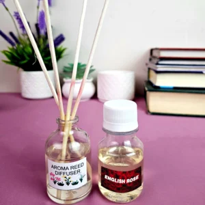 ENGLISH ROSE - Thai Aroma Reeds Diffuser Pack - E